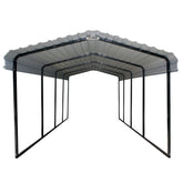Arrow | Carport 12x20x9 ft Eggshell CPH122009